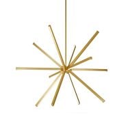 Sirius LED Chandelier in Brushed Gold