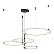 Bruni LED Chandelier in Black