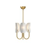 Seno 3-Light Chandelier in Aged Gold