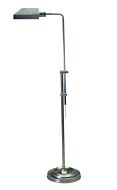 Coach 1-Light Floor Lamp in Antique Silver