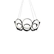 Kuzco Oros LED Contemporary Chandelier in Black