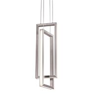 Cole LED Pendant in Satin Nickel