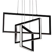 Cole LED Pendant in Black