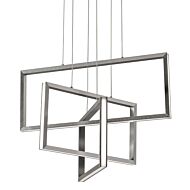 Cole LED Pendant in Satin Nickel