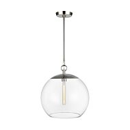 Atlantic Pendant Light in Polished Nickel by Chapman & Myers