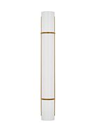 Amelie 1-Light LED Vanity Light in Burnished Brass