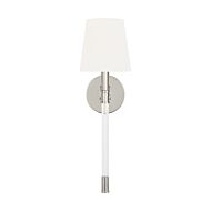 Bayview Wall Sconce in Polished Nickel by Chapman & Myers