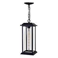 CWI Blackbridge 1 Light Outdoor Black Pendant