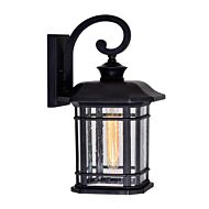 CWI Blackburn 1 Light Outdoor Black Wall Lantern