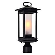 CWI Granville 1 Light Black Outdoor Lantern Head