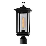 CWI Oakwood 1 Light Outdoor Black Lantern Head