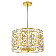 CWI Belinda 4 Light Chandelier With Champagne Finish