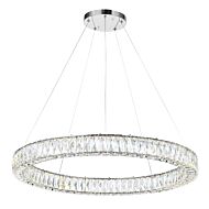 CWI Madeline LED Chandelier With Chrome Finish