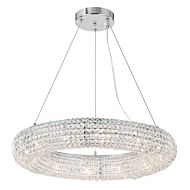 CWI Veronique 12 Light Chandelier With Chrome Finish