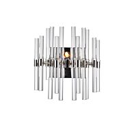 CWI Miroir 2 Light Wall Light With Polished Nickel Finish