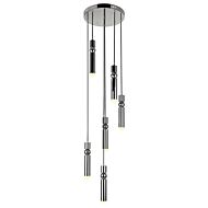 CWI Chime LED Pendant With Polished Nickel Finish