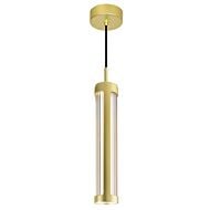 CWI Neva 3 in LED Integrated Satin Gold Pendant