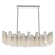 CWI Daisy 7 Light Down Chandelier With Chrome Finish