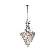 CWI Chique 9 Light Chandelier With Chrome Finish