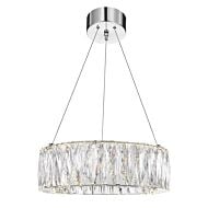 CWI Juno LED Chandelier With Chrome Finish