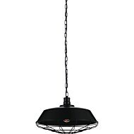 CWI Morgan 1 Light Down Pendant With Black Finish