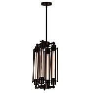 CWI Kiera 4 Light Down Mini Pendant With Chocolate Finish