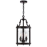 CWI Desire 3 Light Drum Shade Mini Pendant With Oil Rubbed Bronze Finish