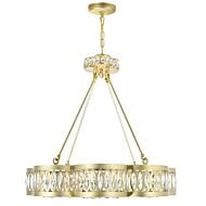 CWI Nova 8 Light Chandelier With Champagne Finish