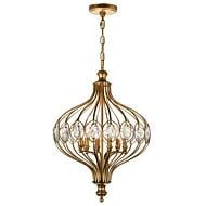 CWI Altair 6 Light Chandelier With Antique Bronze Finish