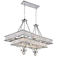 CWI Shalia 16 Light Island Chandelier With Chrome Finish