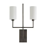 Blade 2-Light Wall Sconce in Aged Bronze