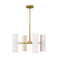 Capalino 8-Light Chandelier in Satin Brass