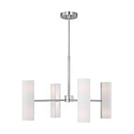 Capalino 8-Light Chandelier in Brushed Steel