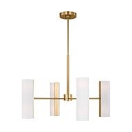 Capalino 8-Light Chandelier in Satin Brass