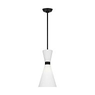 Belcarra 1-Light Pendant in Midnight Black