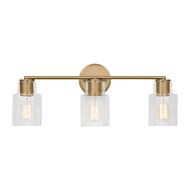 Sayward 3-Light Bathroom Vanity Light in Satin Brass