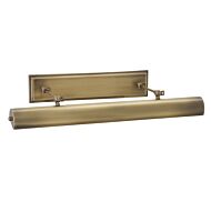 House of Troy Oxford 30 Inch LED Picture Light in Antique Brass