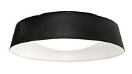 Duncan LED Flush Mount in Black