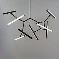 Robotica 8-Light LED Pendant in Black