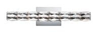 Zephyr 1-Light LED Bathroom Vanity Light Vanity in Polished Chrome