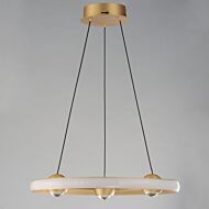 ET2 Lighting Nodes 1-Light Ring Pendant in Gold