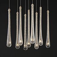 ET2 Lighting Stillo 9-Light Multi-Light Pendant in Gold