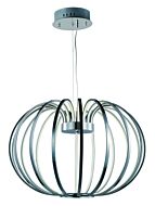 ET2 Argent LED 25 Inch 18 Light Pendant in Polished Chrome