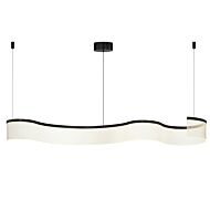 Sonata 1-Light LED Pendant in Black