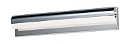 Waterfall 1-Light LED Bathroom Vanity Light Vanity in Polished Chrome