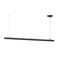 Continuum 1-Light LED Linear Pendant in Black