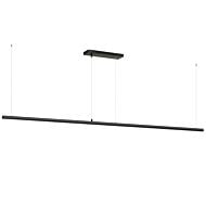 Continuum 1-Light LED Linear Pendant in Black