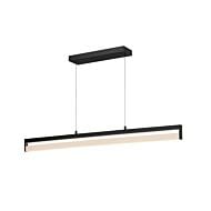 Crossbar 1-Light LED Pendant in Black