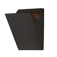 Alumilux Tilt 1-Light LED Outdoor Wall Sconce in Black