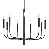 Brianna 9 Light Chandelier in Aged Iron by Ellen Degeneres